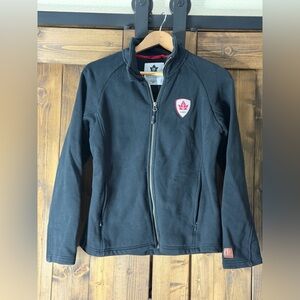 Women's Black Ski Jacket with Logo